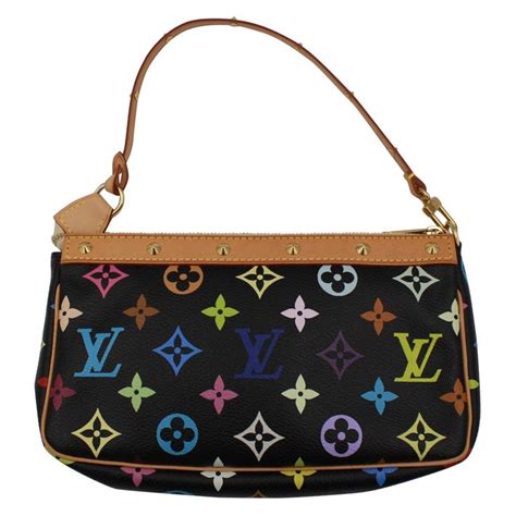 black multicolor louis vuitton bag|louis vuitton colorful bag.